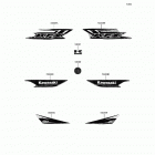 KFX90 (KSF90-AHF) Наклейки