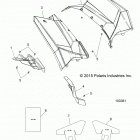 A16SVS95CM/T95C2 SCRAMBLER 1000 TRACTOR Body, rear cab and heat shields