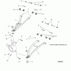 A17SXD95A9/SXE95AC/AL SPORTSMAN 1000 XP Suspension, front a-arms