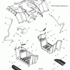 A17SYE95AK SPORTSMAN TOURING 1000 Body, rear cab and footwell