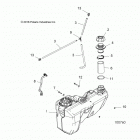 A17SXA85A1/A7/SXE85AB/AM/AS/A9 SPORTSMAN 850 SP Топливный бак