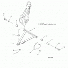 A16DAA57N1/E57NM  ACE 570 EFI MD Подвеска передняя