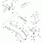 A17SEA50A1/A5/SEE50A1/SEG50A4 SPORTSMAN 450 HO Глушитель