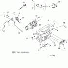 A16SXM95AL SPORTSMAN 1000 HL Body, front bumper winch and  mounting