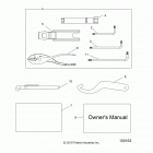 A17DAH57A5 ACE 570 HD EFI References, tool kit and owners manual