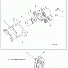 A16SXM95AL SPORTSMAN 1000 HL Задние тормозные  колодки