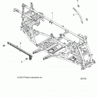 A17SXA85A1/A7/SXE85AB/AM/AS/A9 SPORTSMAN 850 SP Chassis, main frame