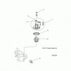 A17DAA57A5  ACE 570 EFI Engine, thermostat and cover