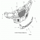 A17DAA57A5/A7  ACE 570 EFI Бампер передний