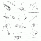 A17SXA85A1/A7/SXE85AB/AM/AS/A9 SPORTSMAN 850 SP Electrical, switches, sensors, ecu and control modules