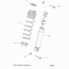 A17DAE57AM ACE 570 SP Suspension, front shock mounting