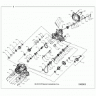 A17SXA85A1/A7/SXE85AB/AM/AS/A9 SPORTSMAN 850 SP Картер КПП