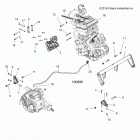 A17DCE87AU  900 ACE EPS XC Engine, engine mounting