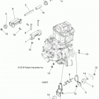 A17SEA50A1/A5/SEE50A1/SEG50A4 SPORTSMAN 450 HO Крепление двигателя