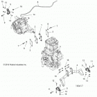 A17DAA50A7 ACE 500 SOHC Engine, engine and transmission mounting