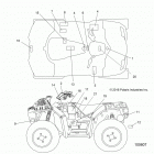 A17SXM95AM SPORTSMAN 1000 HIGH LIFTER Кузов Наклейки