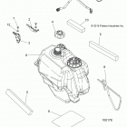 A16SDC57C2 SPORTSMAN TOURING QUAD 570 EPS Топливный бак