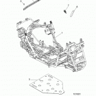 A17DAA57A5  ACE 570 EFI Chassis, main frame and skid plate