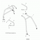 A17DAA57A5/A7  ACE 570 EFI Chassis, cab frame and side bars