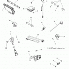 A17SYE95AK SPORTSMAN TOURING 1000 Electrical, switches, sensors, ecu and control modules