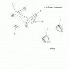 A17SEA57A1/7/9/L7/L8/E57A1/7/9/F57A4 SPORTSMAN 570 EFI Electrical, switches and aux power plug bracket