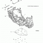 A17DCE87AU  900 ACE EPS XC Chassis, main frame and skid plate