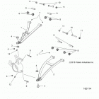 A17SXM95AM SPORTSMAN 1000 HIGH LIFTER Suspension, front a-arms