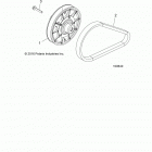 A17DCE87AU  900 ACE EPS XC Вариатор ведущий