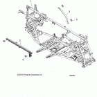 A17SXM95AM SPORTSMAN 1000 HIGH LIFTER Chassis, main frame