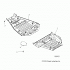 A17SXA85A1/A7/SXE85AB/AM/AS/A9 SPORTSMAN 850 SP Body, skid plates