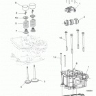 A17DAA50A7 ACE 500 SOHC Engine, cylinder head, cam and valves