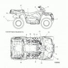 A17SWE57A1 SPORTSMAN 570 EFI X2 EPS Кузов Наклейки