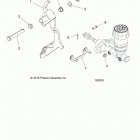 A17DCE87AU  900 ACE EPS XC Brakes, pedal and master cylinder mounting