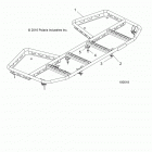 A17SEA57A1/7/9/L7/L8/E57A1/7/9/F57A4 SPORTSMAN 570 EFI Body, rear rack