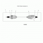 A17SVA85A2 SCRAMBLER 850 Drive train, drive shaft, front