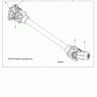 A17S6E57A1 570 SPORTSMAN 6X6 Drive train, rear prop shaft