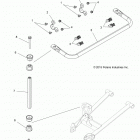 A17SXA85A1/A7/SXE85AB/AM/AS/A9 SPORTSMAN 850 SP Suspension, stabilizer bar