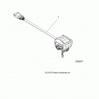 A16SEA57N1/N7/E57N1/E57N2/BA57N1 SPORTSMAN 570/450 EFI MD Controls, throttle asm.