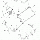 A17SXN85A5 SPORTSMAN 850 HIGH LIFTER Engine, cooling system, radiator