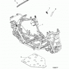 A17DAE57AM ACE 570 SP Chassis, main frame and skid plate