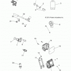 A17SUH57N5 SPORTSMAN 570 EFI UTE Electrical, switches, sensors and ecm modules