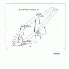 A16SXE95AG/AR/D95A9 SPORTSMAN 1000 XP Body, rear brushguard