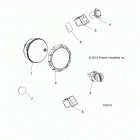 A16DAA57F1/F2/E57FM  ACE 570 EFI EURO Electrical, dash instruments and switches