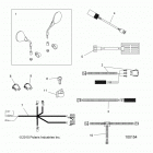 A16SYE95AK/AP SPORTSMAN TOURING 1000 Body, mirrors and handwarmers