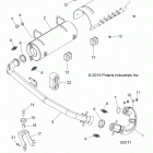 A16DAA32A1/A7 ACE 325 EFI Engine, exhaust system