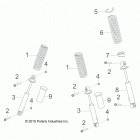 A16YAK05AD/AF OUTLAW 50 Аммортизаторы