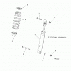 A16DAE87AL  900 ACE EFI EPS Задний аммортизатор