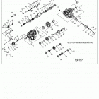 A16DAA57N1/E57NM  ACE 570 EFI MD Drive train, main gearcase (to 2  /  22  /  16)