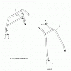 A16DAE87AL  900 ACE EFI EPS Chassis, cab frame and side bars