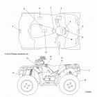 A16SXE95NK/A95N2 SPORTSMAN 1000 MD Кузов Наклейки